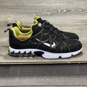 Nike x Stussy Spiridon Cage Kukini Black Volt Beaters Popped Air Bubble Size 11